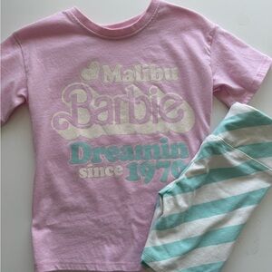 Barbie Toddler Matching Set - Pink and Aqua